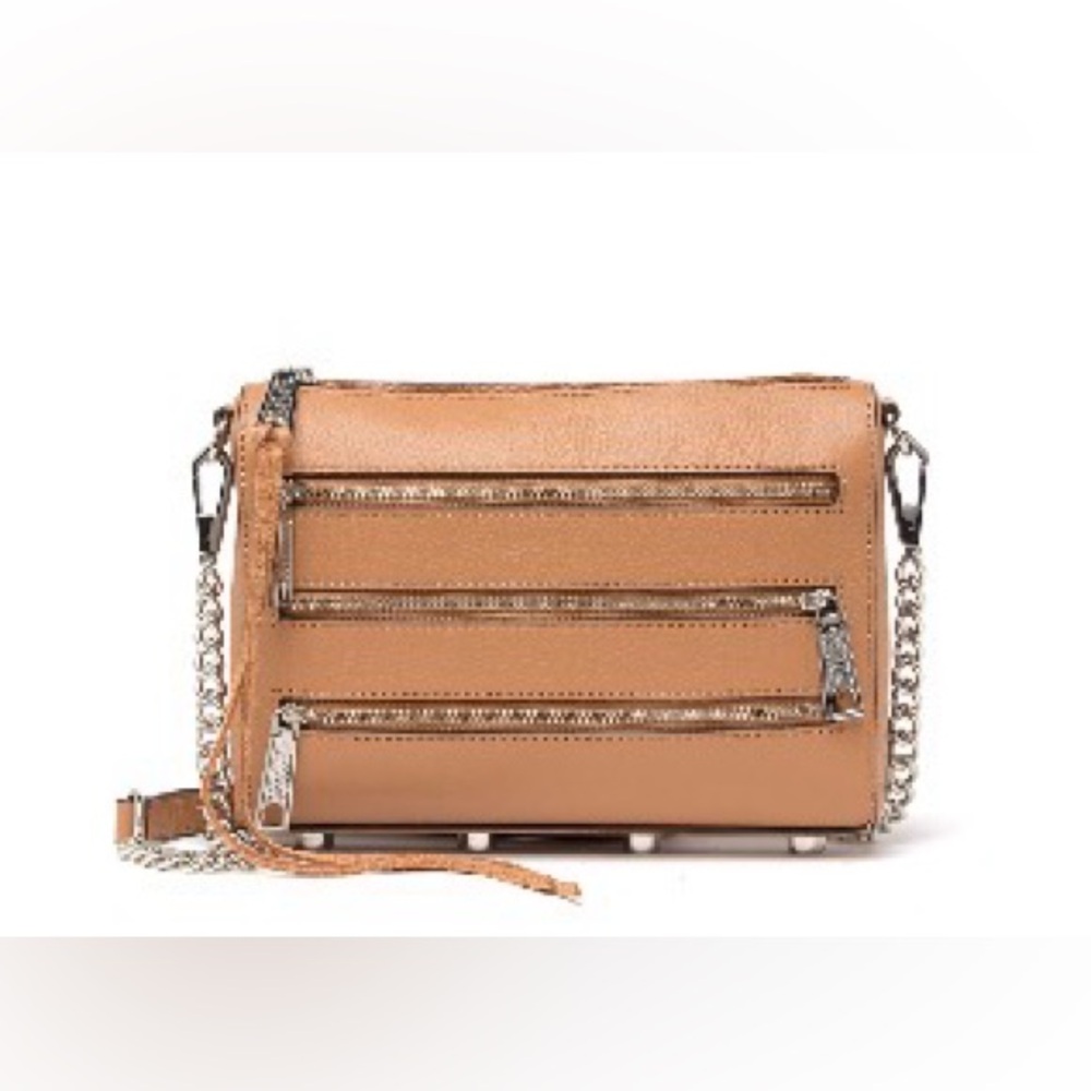 Rebecca MINKOFF 3 zipper small bag with metal and leather strap. - Picture 7 of 7
